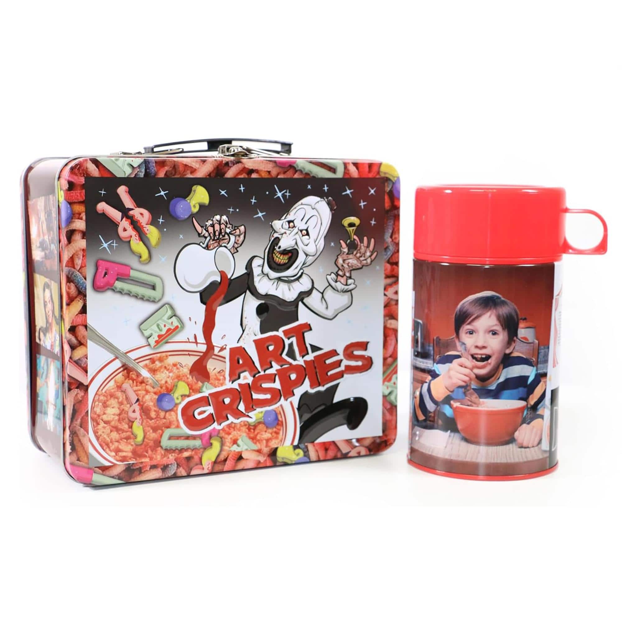 Surreal Entertainment - Terrifier Tin Lunch Box with Beverage Container - Red