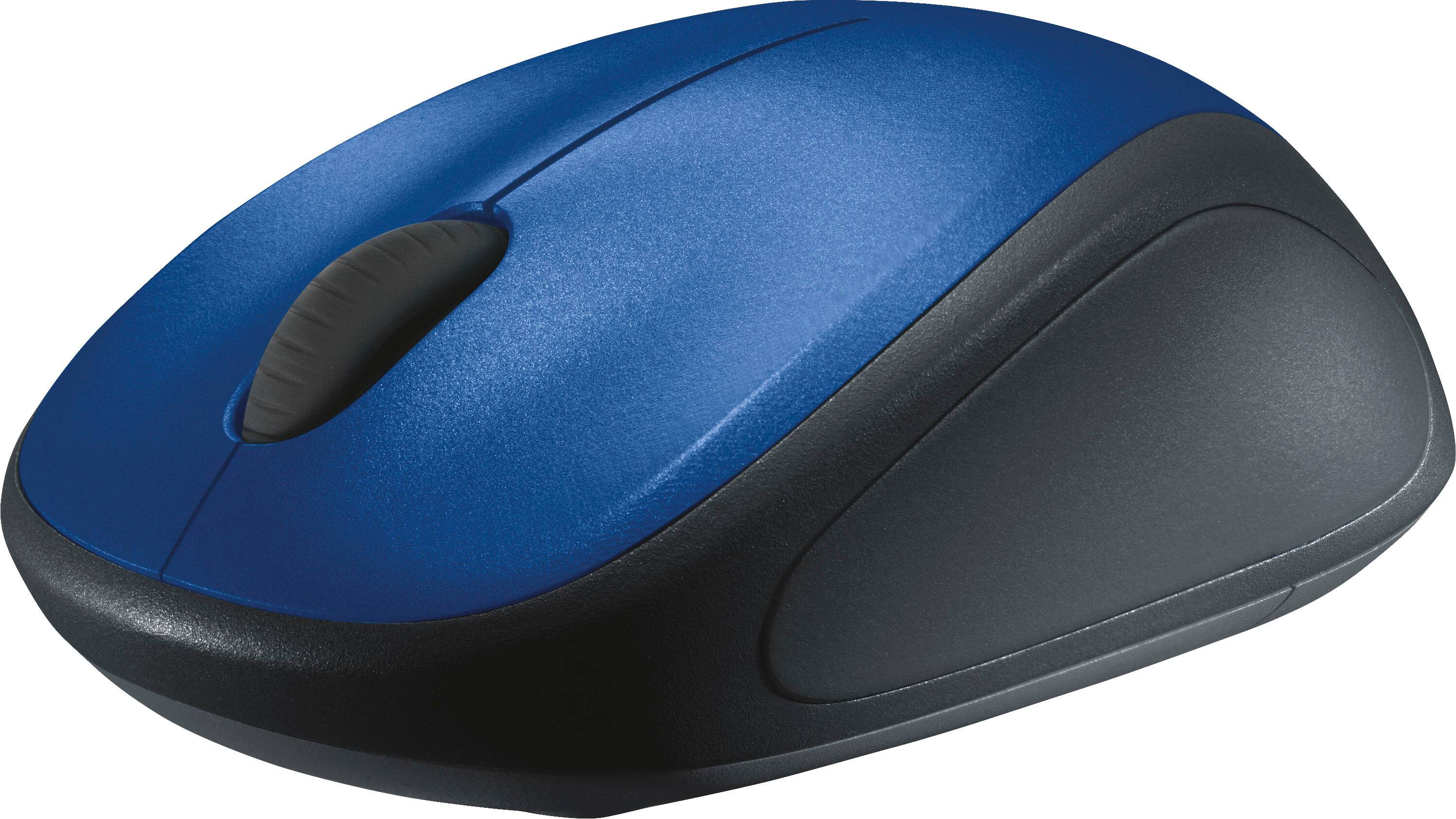 Alt View 1. Logitech - M317 Wireless Optical Mouse - Blue.