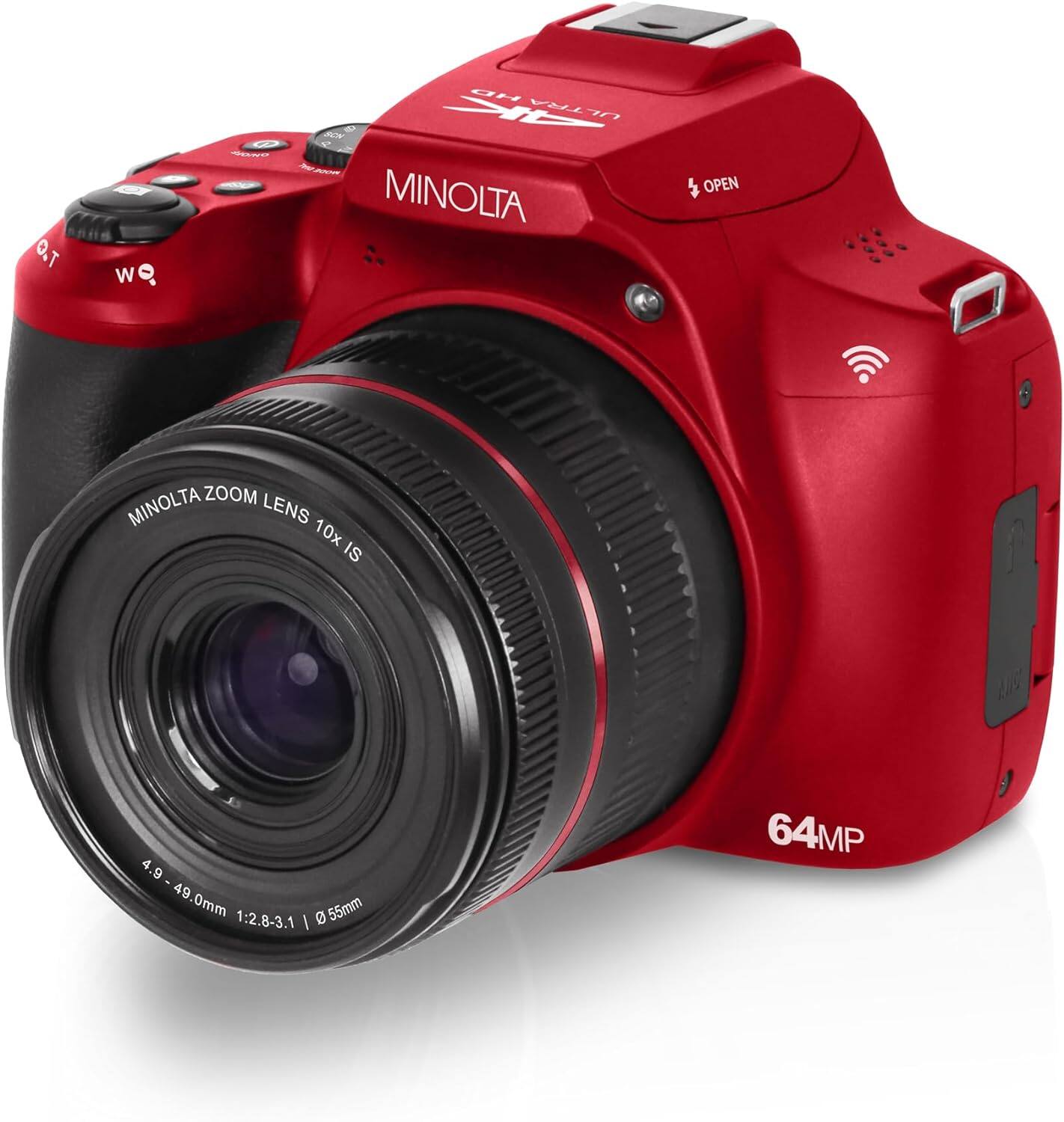 Bundle Minolta 64 Mega Pixels Auto Focus Digital Camera 4K Ultra
