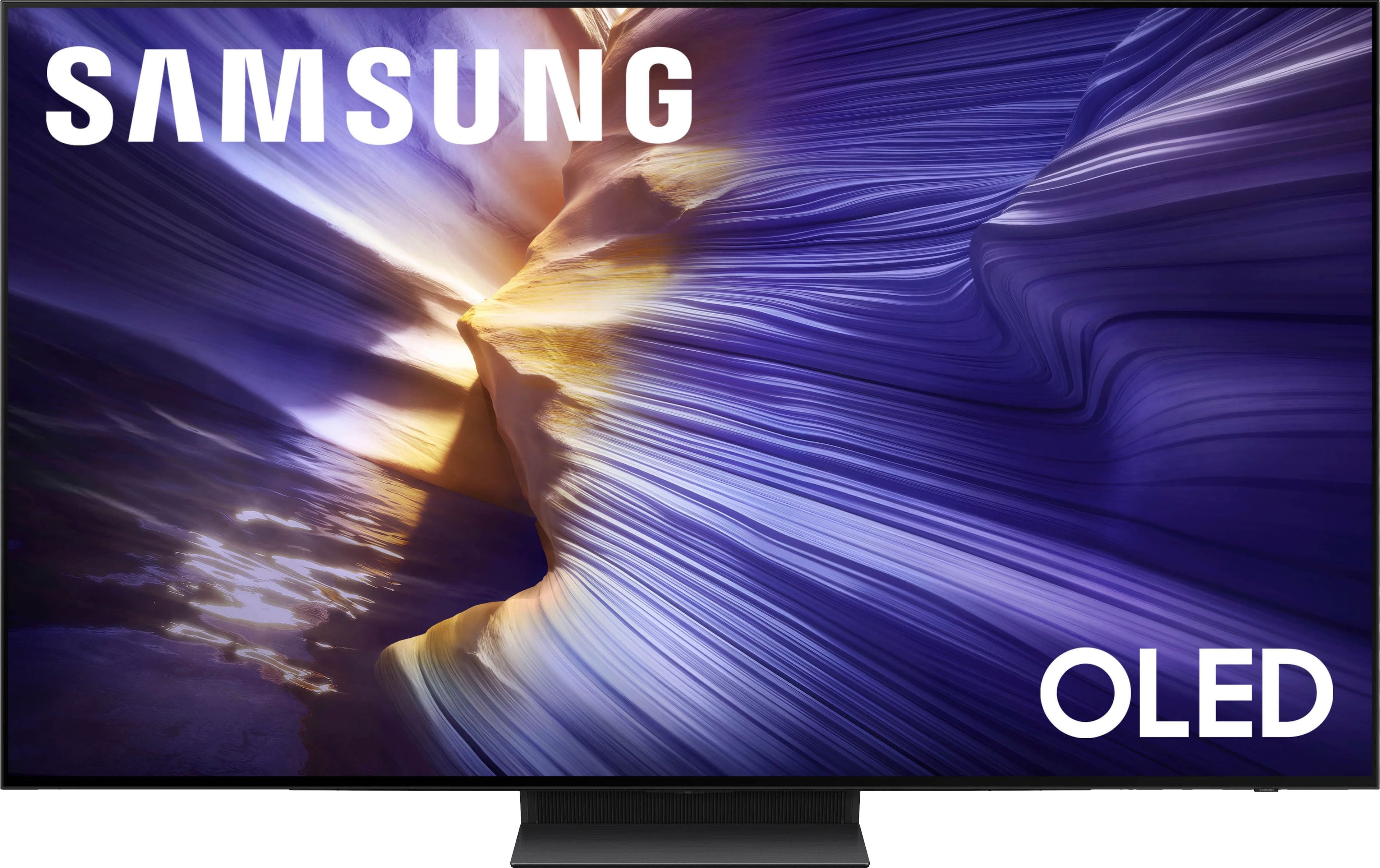 Samsung - 55” Class S90F Series OLED 4K UHD SamsungVision AI Smart Tizen TV (2025) - Front_Zoom