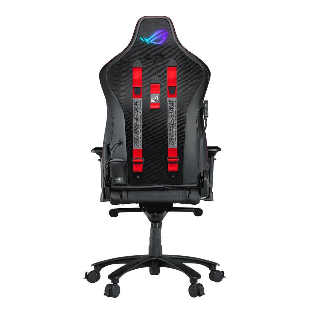ASUS ROG Strix ゲーミングパソコン＋デスクチェア The ROG Destrier gaming chair has your back with next-level ergonomics