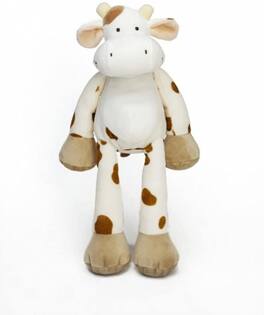 TriAction Toys - Teddykompaniet Diinglisar Collection 15 Inch Plush Animal | Cow - Brown