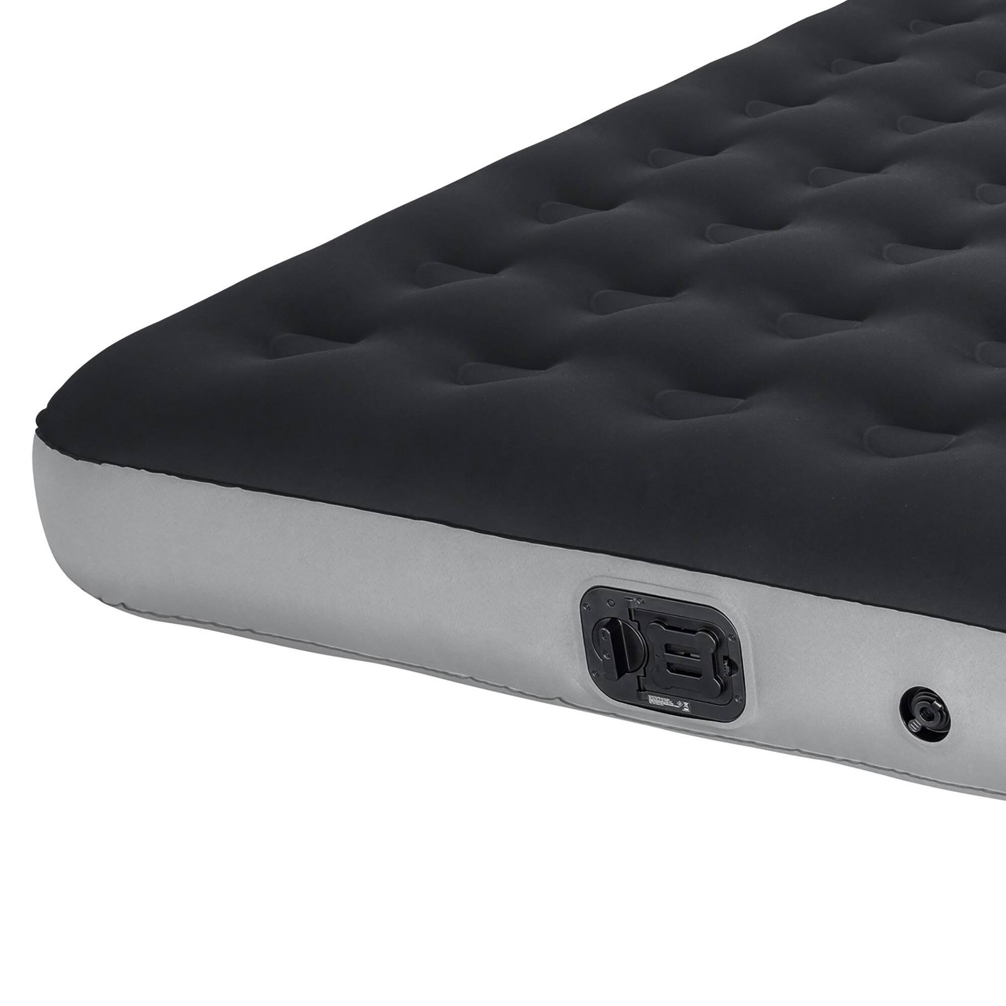 Alt View 6. Bestway - River Gorge: 9.5" Queen Airbed - Black.