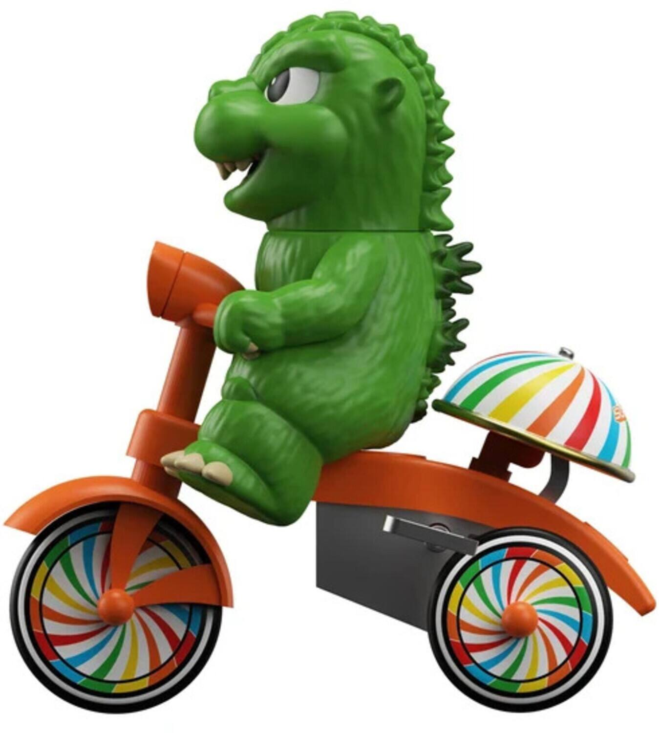 Alt View 4. Super7 - Toho - Super Cycles - Godzilla (Green w/ Red Trike)   - COLLECTIBLES - Multicolor.
