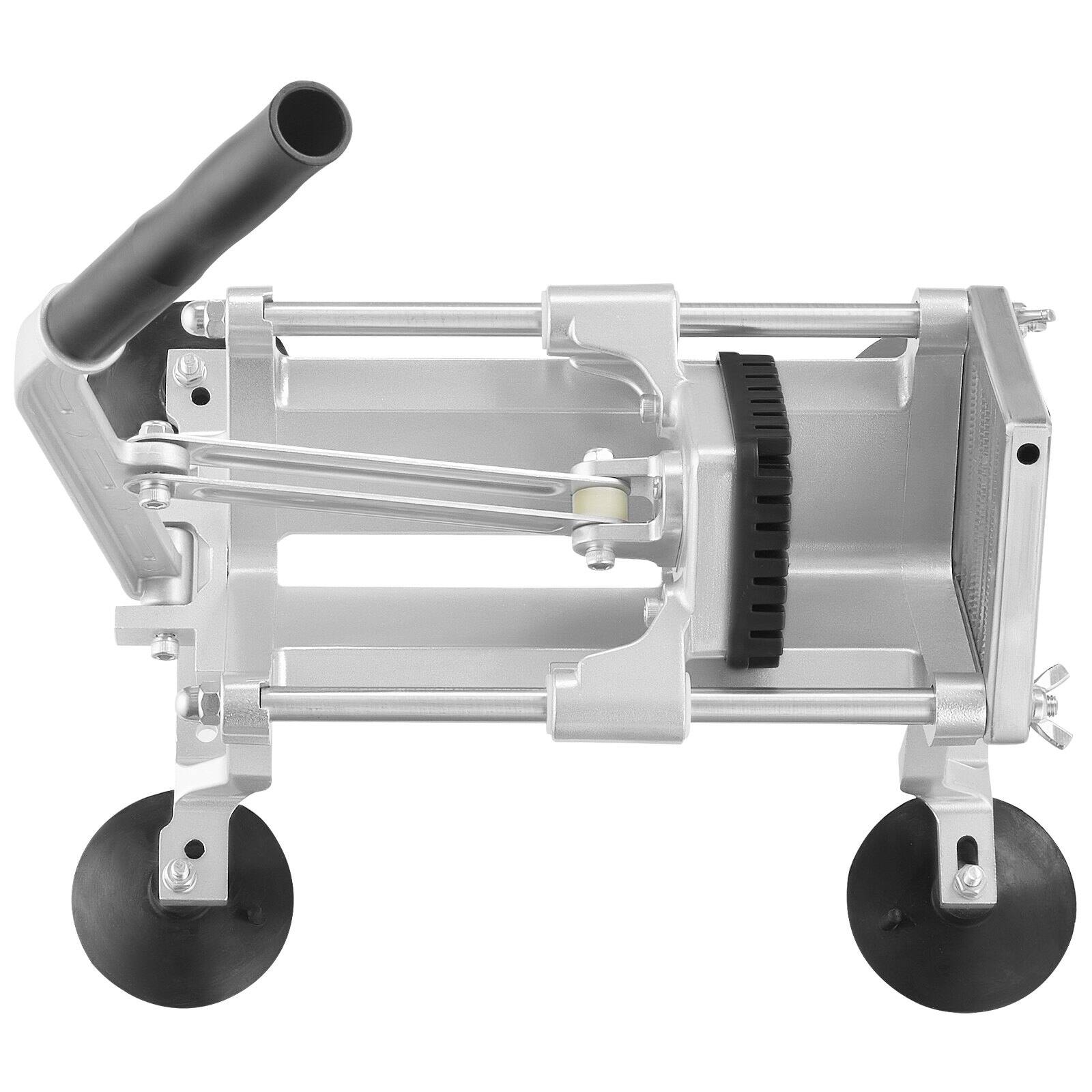 Alt View 8. Glintex - Commercial Vegetable Slicer 3/8 Inch Stainless Manual Cutter Non-slip Feet Fruit Vegetable Cutters & Slicers.