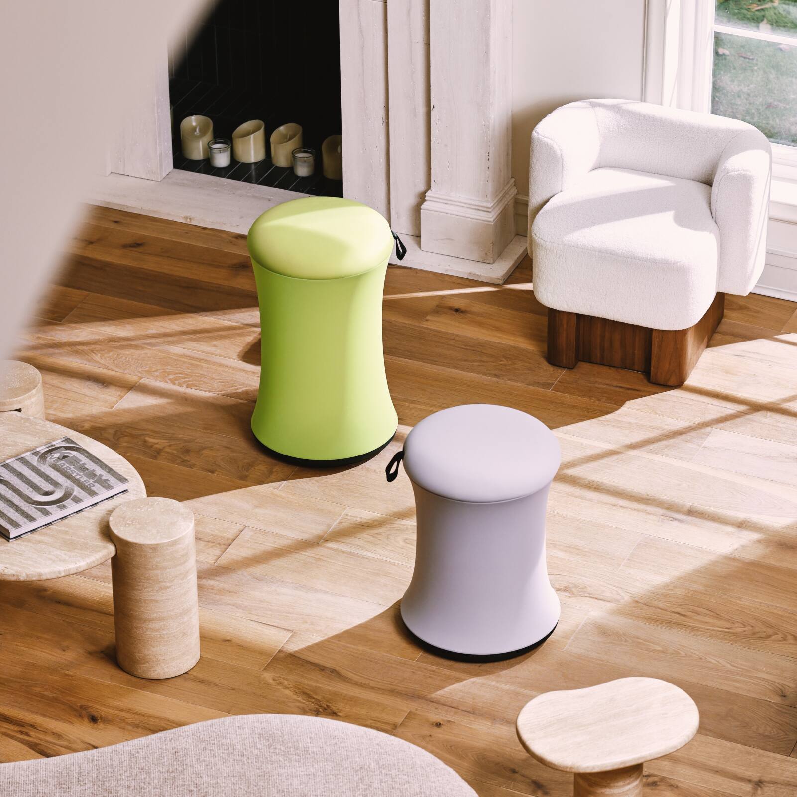 Topjob Boba Chair Active Wobble Stool, Ergonomic Height Adjustable ADHD ...