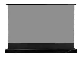 Elite Screens - Kestrel Tab-Tension 3 CineGrey 4D Series 135" Motorized Floor Projector Screen - Black