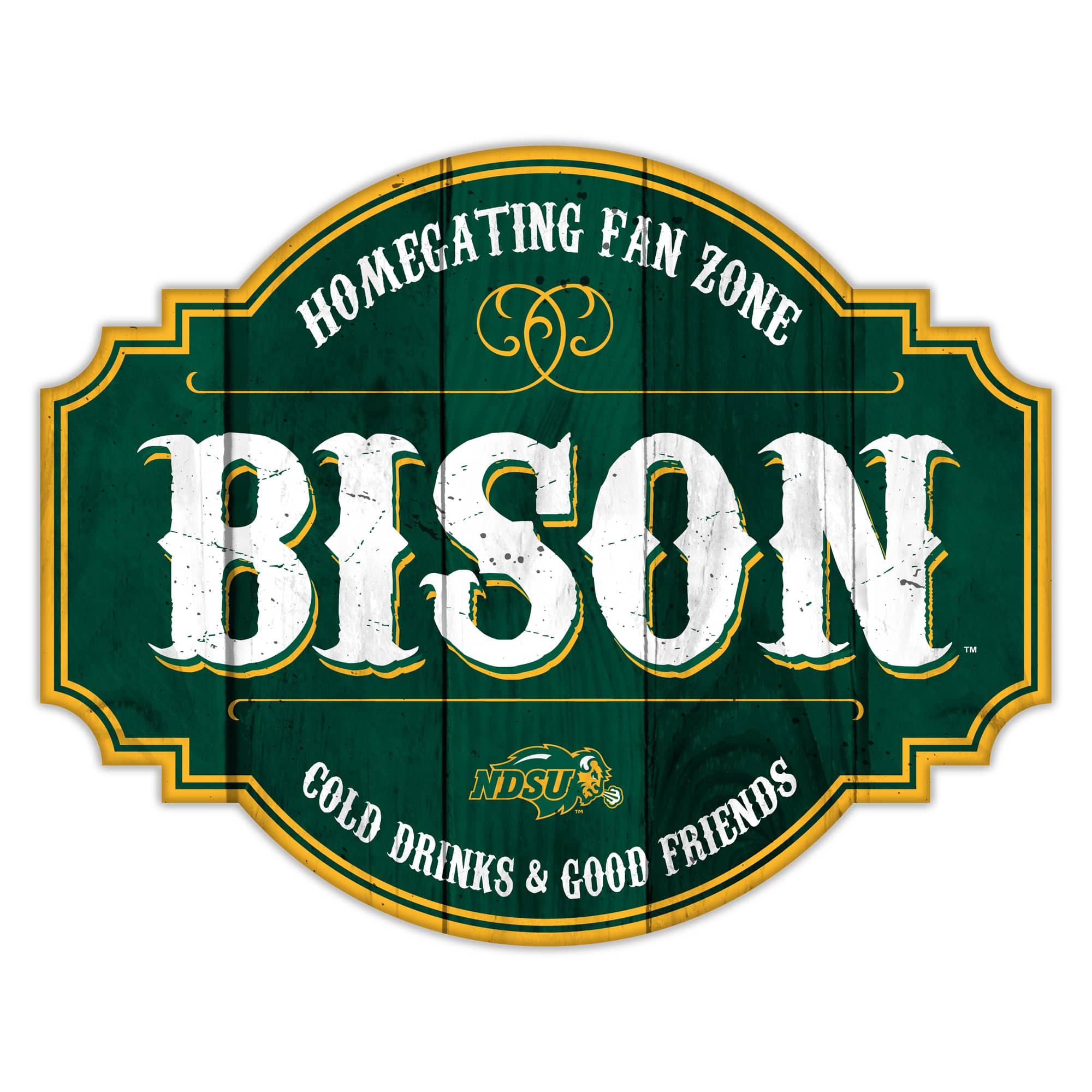 Fan Creations - NDSU Bison 24'' Homegating Tavern Sign - Multicolor