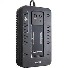 CyberPower 750VA
ECO Controlled
SURGE PROTECTED OUTLETS
BATTERY SUPPORTED OUTLETS
SURGE PROTECTED OUTLETS