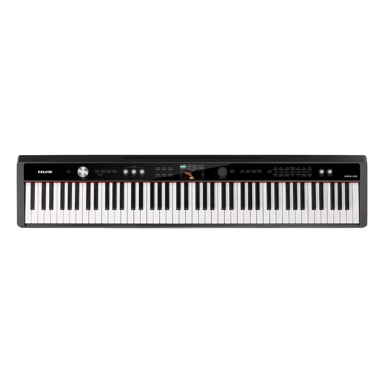 NUX - NPK-20 Portable Digital Piano with Triple Sensor Graded Hammer Action Keyboard | Built-in Bluetooth MIDI - Black
