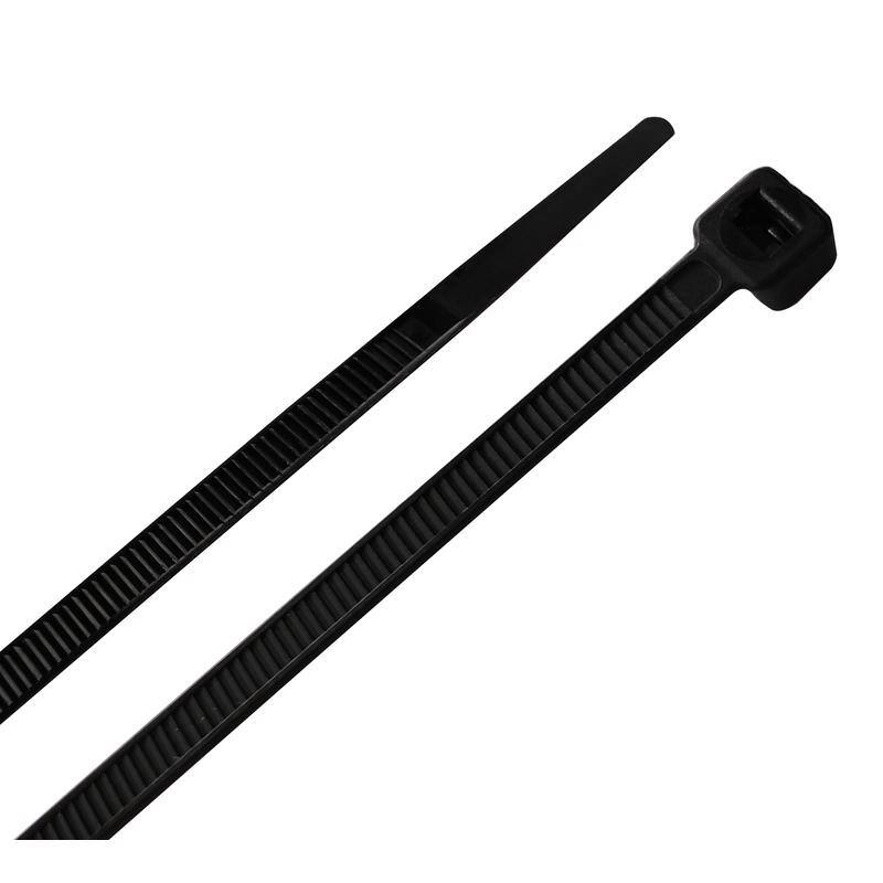 Angle. HomePlus - Home Plus 11.8 in. L Black Cable Tie 100 pk.