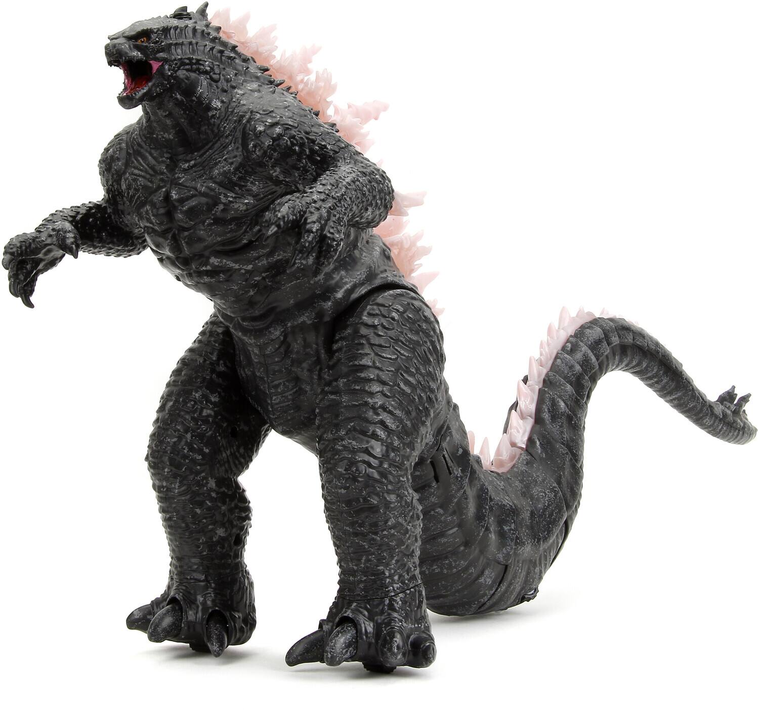 Alt View 2. Jada Toys - Jada Toys - Godzilla x Kong: Heat-Ray Breath Godzilla R/C - Multicolor.