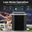 Low-Noise Operation: Adopt powerful yet whisper-quiet compressor with 20 dB, 30 dB, 35 dB, 40 dB, and 70 dB noise levels.
