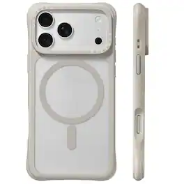 Ornarto - for iPhone 18 Pro Max Case 6.9", Slim Shockproof Translucent Matte Phone Case with MagSafe - Stone Gray