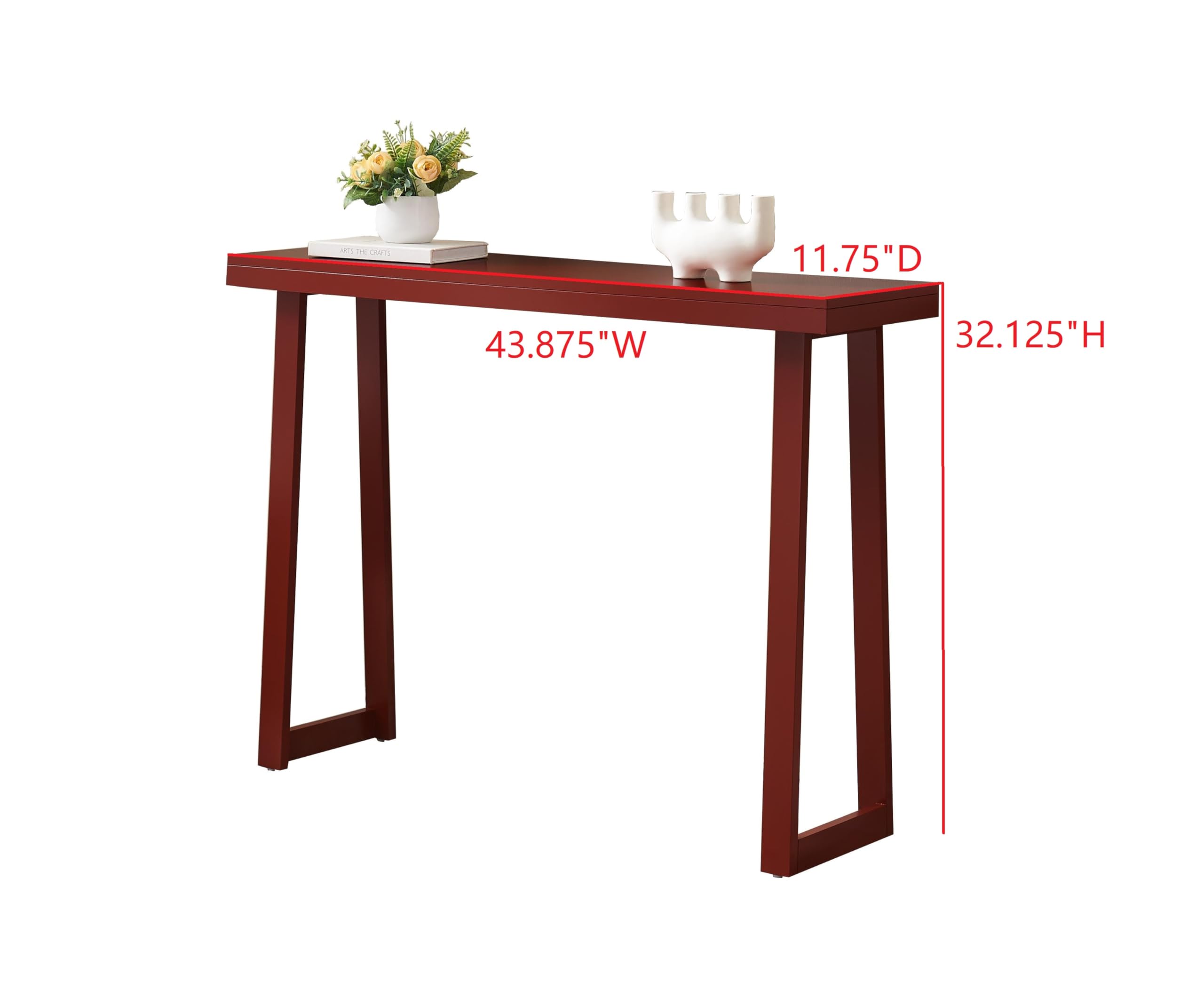 - s bE CWI 11.75"D D 43.875"W 32.125"H

Corrected:
- s bE CWI 11.75"D x 43.875"W x 32.125"H