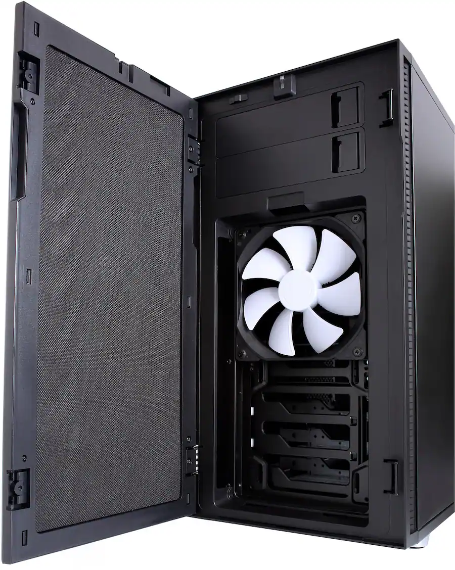 Fractal Design Define R5 Black Silent ATX Mid Tower PC Case Black FD-CA ...
