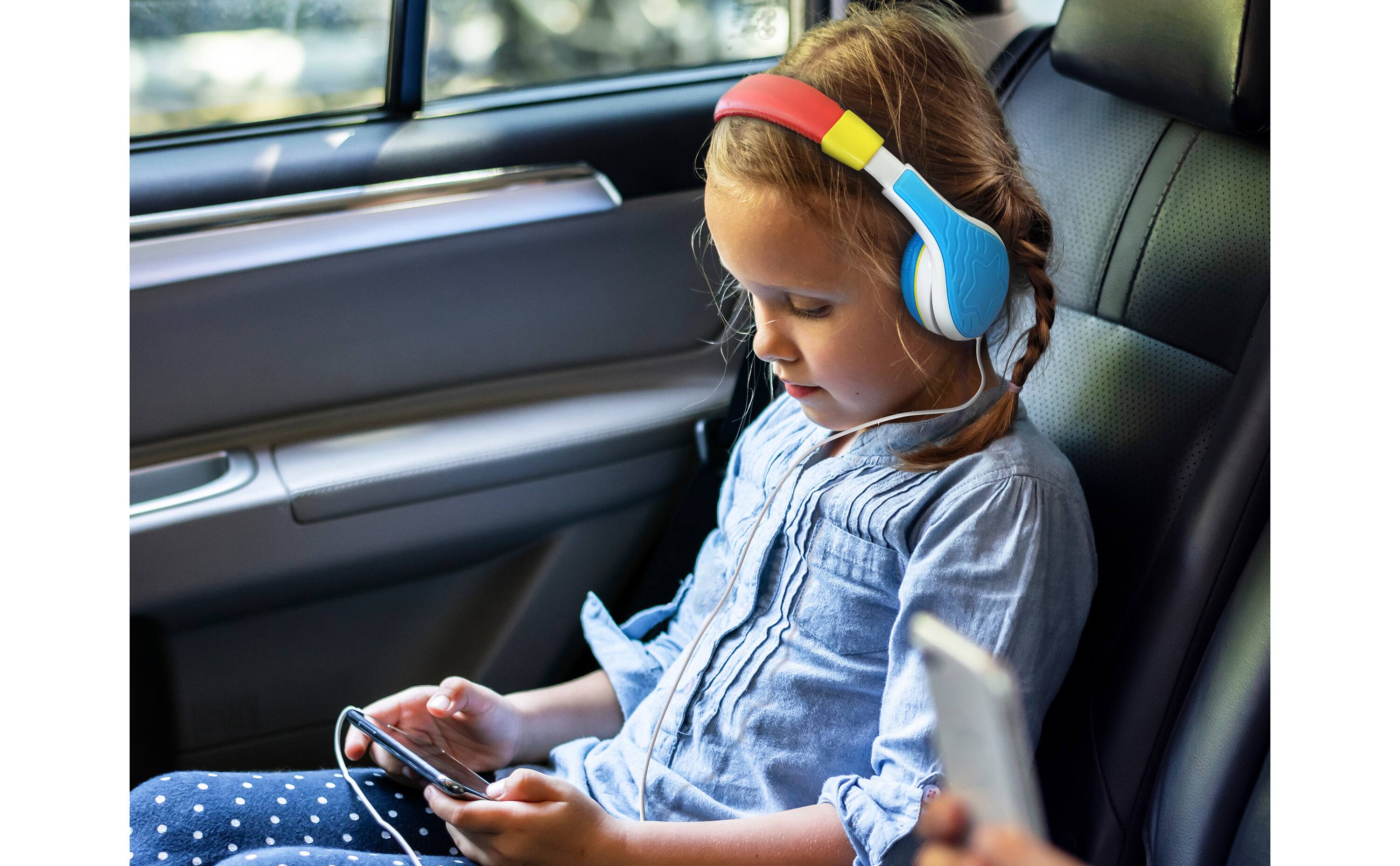 Back. eKids - eKids Wired Headphones for Kids, Children’s Headphones for School, Home, or Travel - Multicolor - Multicolor.