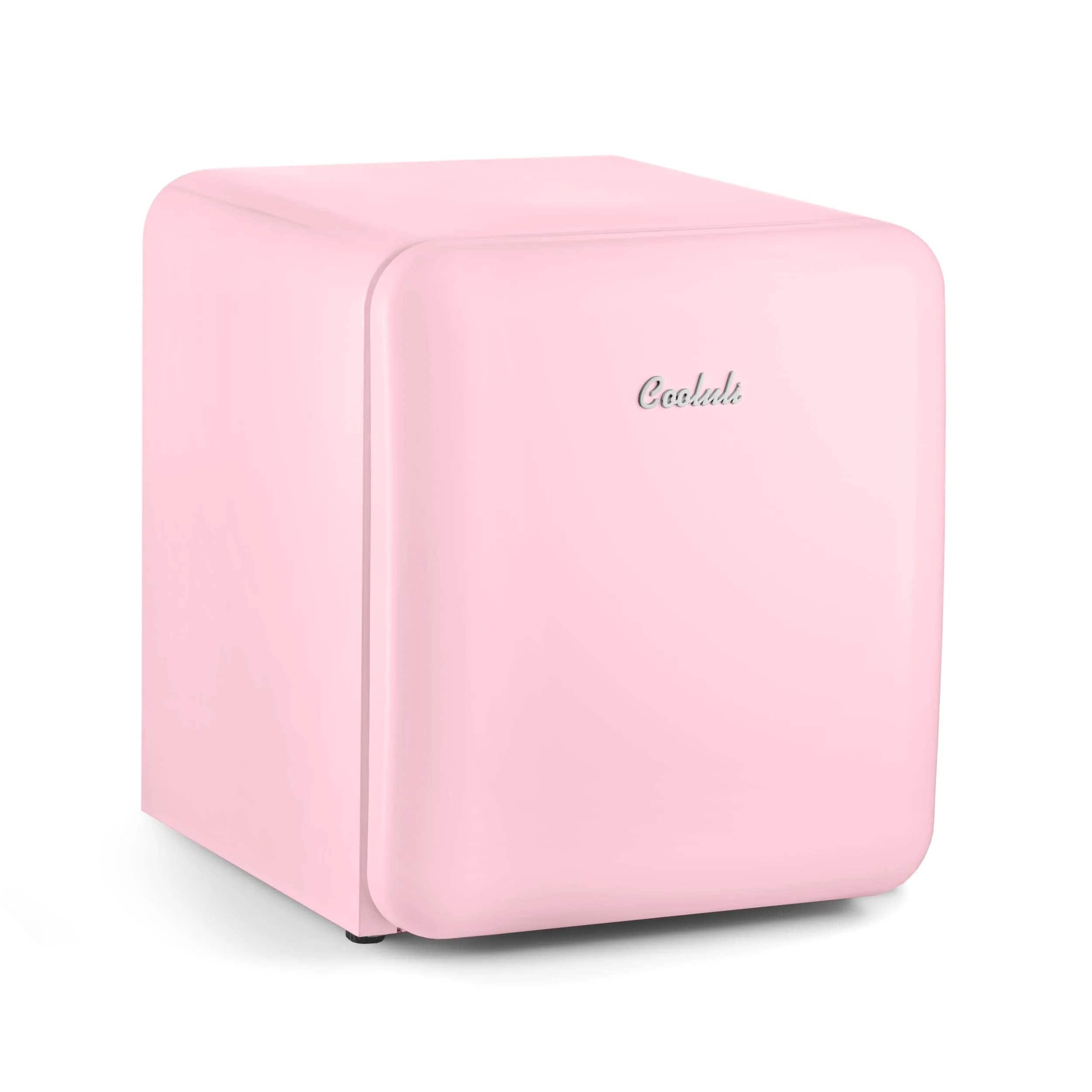 Cooluli - Curve 1.7 cuft Freestanding Compressor Fridge - Pink - Front_Zoom