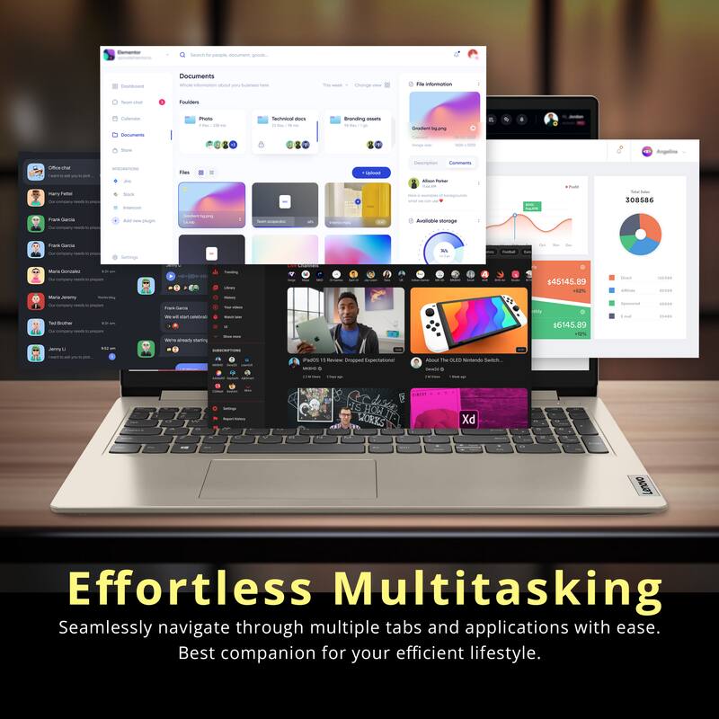 Effortless Multitasking  
Seamlessly navigate through multiple tabs and applications with ease.  
Best companion for your efficient lifestyle.