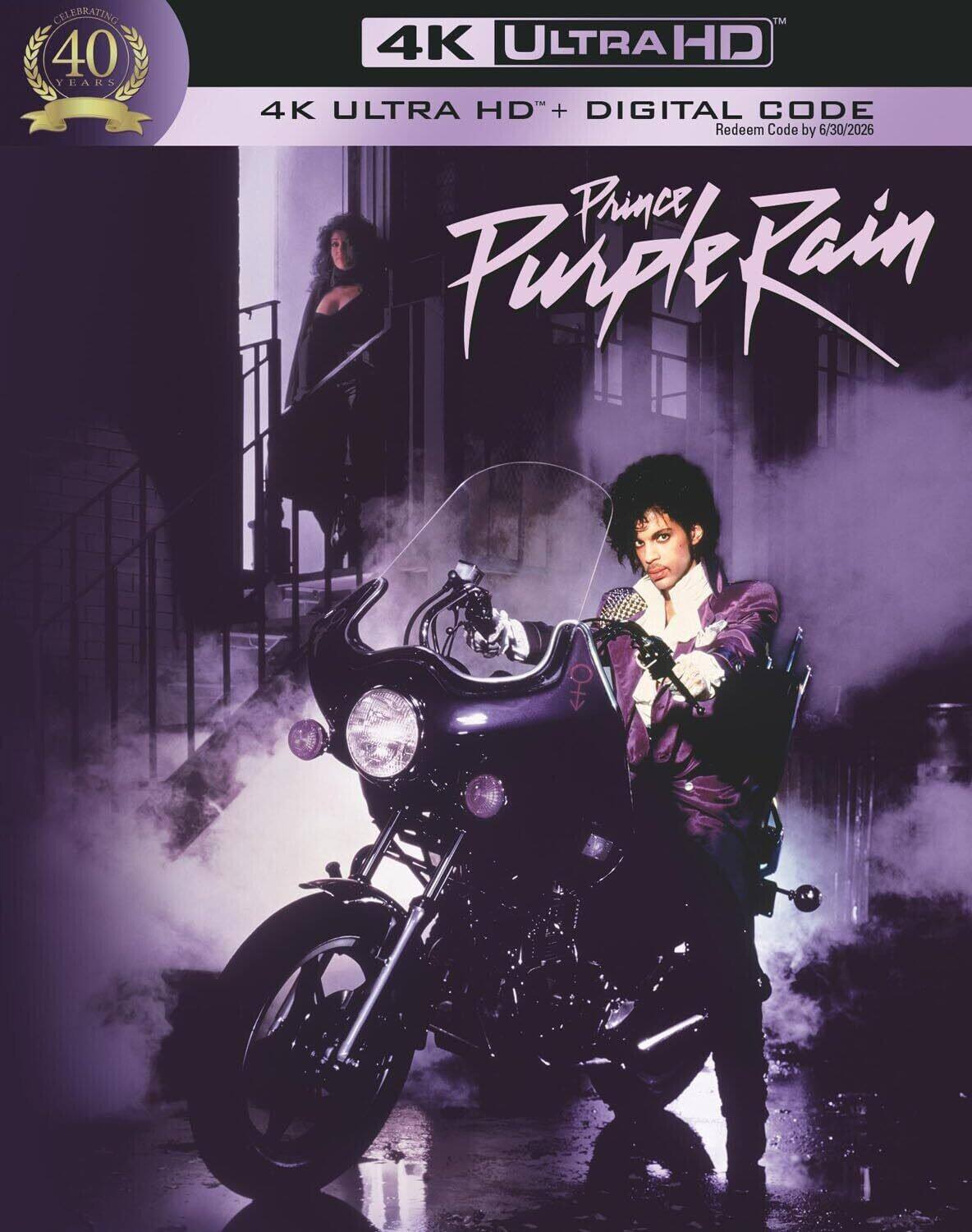 Front. Purple Rain - 4K Blu-Ray.