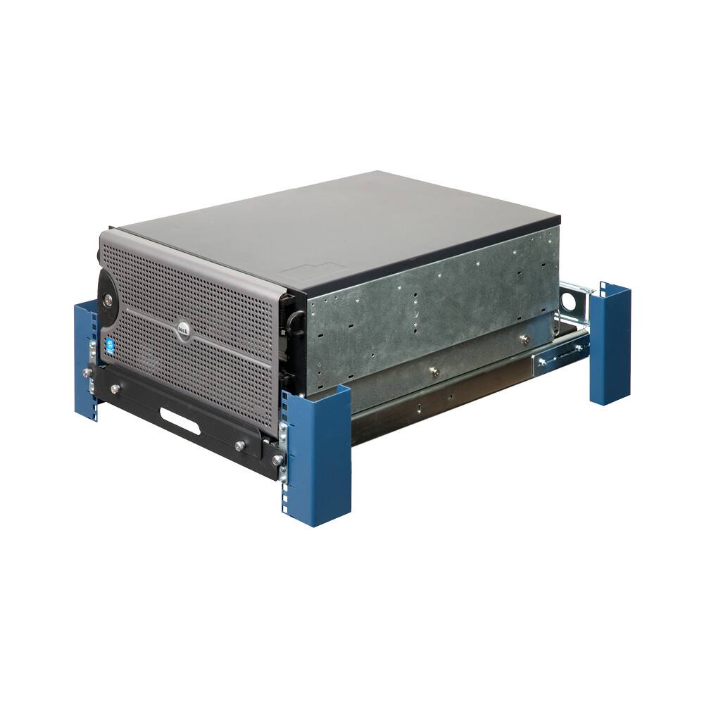 Alt View 3. RackSolutions - RackSolutions 2U Heavy Duty Sliding Shelf 28in Depth with Cable Management Arm - Black.