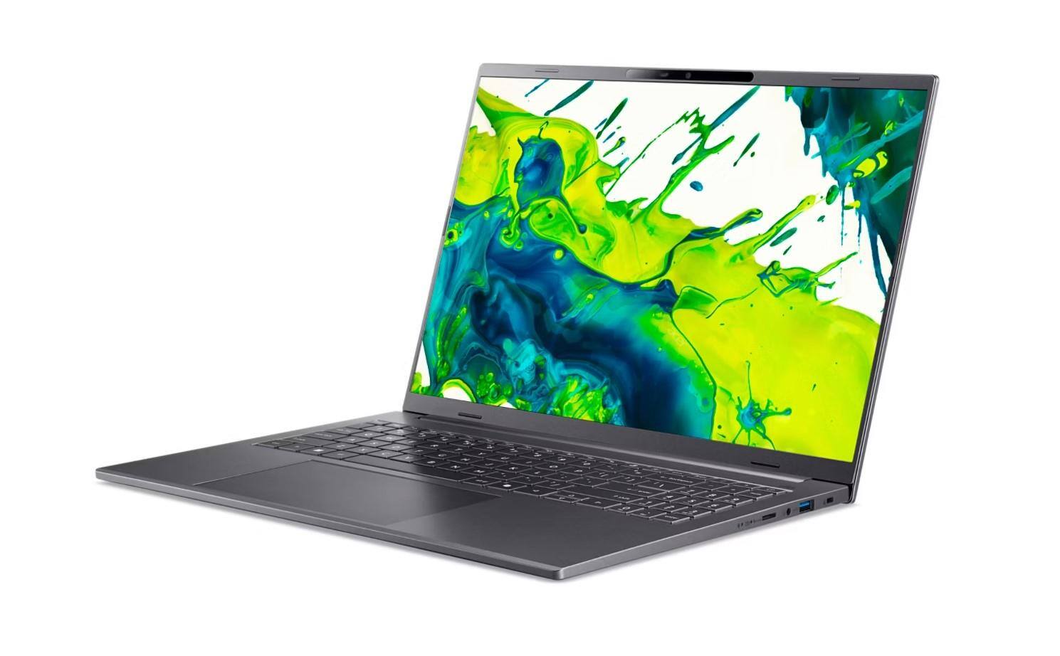 Alt View 1. Acer - 16" Aspire 16 AI Copilot+ Laptop WUXGA Intel Core Ultra 9‑288V 32GB 1TB SSD.