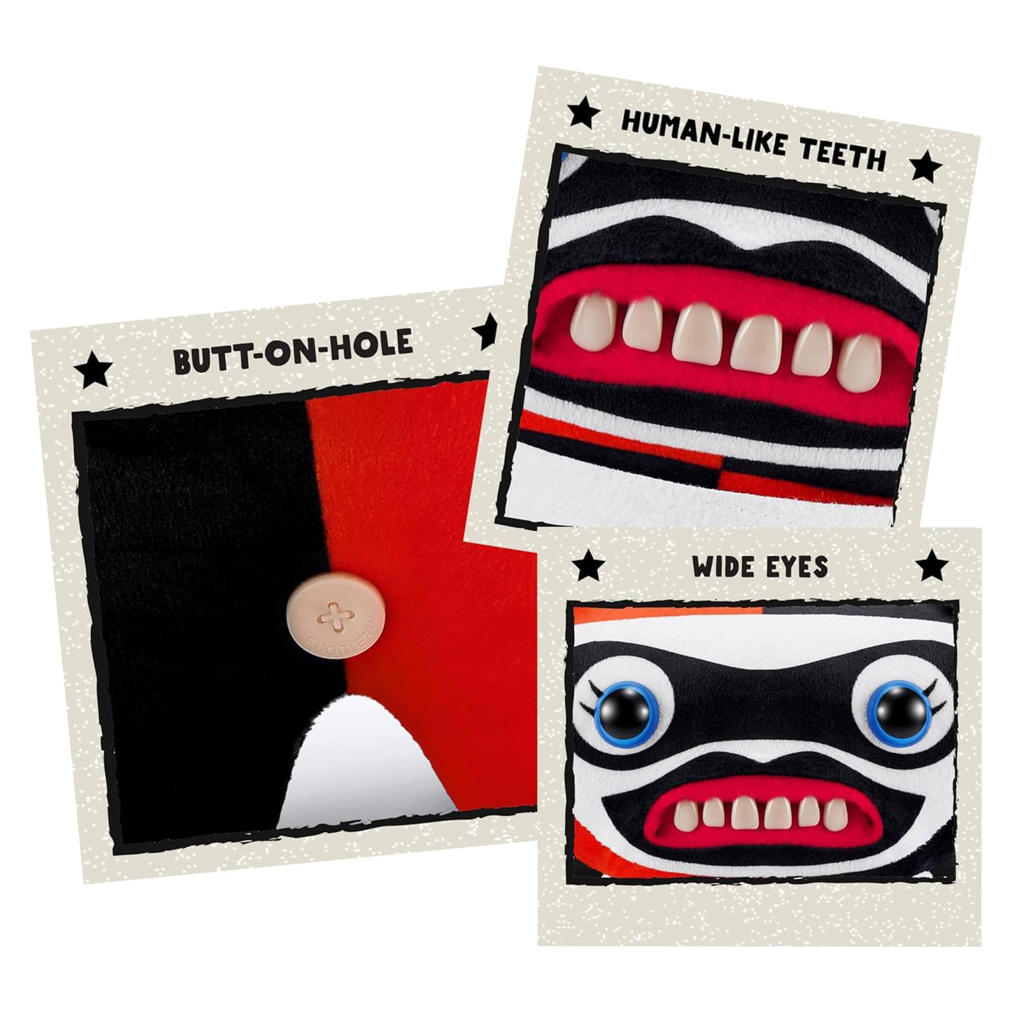 - Human-like Teeth
- Butt-on-Hole
- Wide Eyes