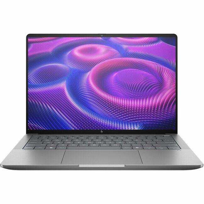 Front. HP - HP ZBook Ultra G1a 14" Touchscreen Mobile Workstation - 2.8K - AMD Ryzen AI MAX PRO 380 - 16 GB - 1 TB SSD - English - Meteor Silver.