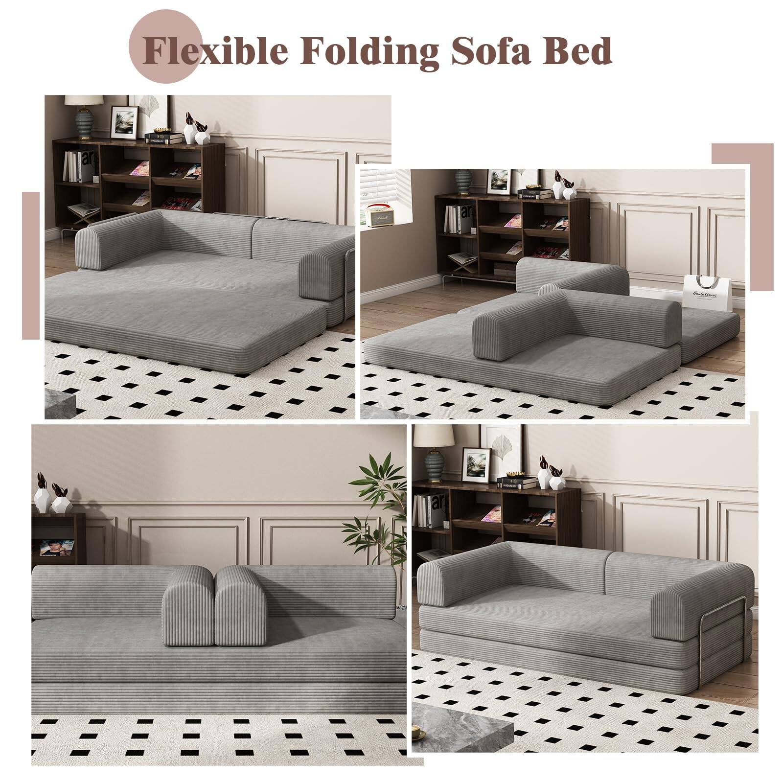 Flexible Folding Sofa Bed