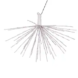Vickerman - 240Lt x 32" White Starburst Warm White 5mm LED Lights.