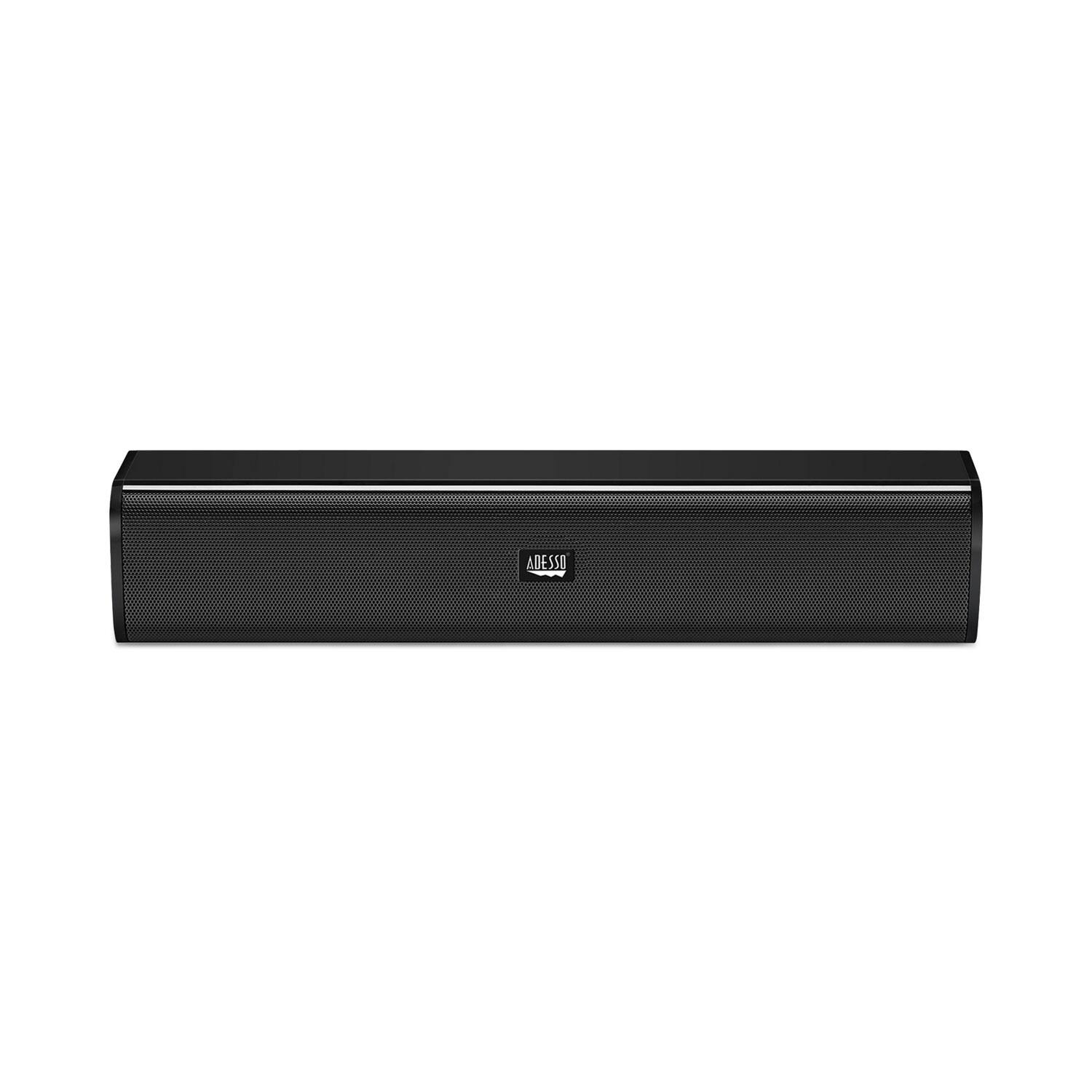 Alt View 1. Adesso - Xtream S5 Stereo Multimedia Soundbar Speaker - Black - Black.