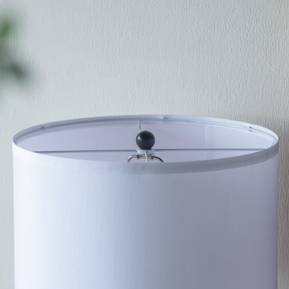 Alt View 7. Luckbyte - D15x29.5 Black White Table Lamp Round Four Tiered Body Shade Assembly Required.