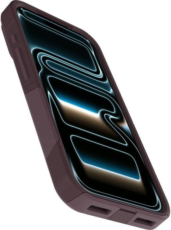 Back. OtterBox - OtterBox iPhone 17 Pro, Bundle: Commuter Series MagSafe Case & Screen Protector - Built-in magnets - Thin & Protective - Purple Mystery.