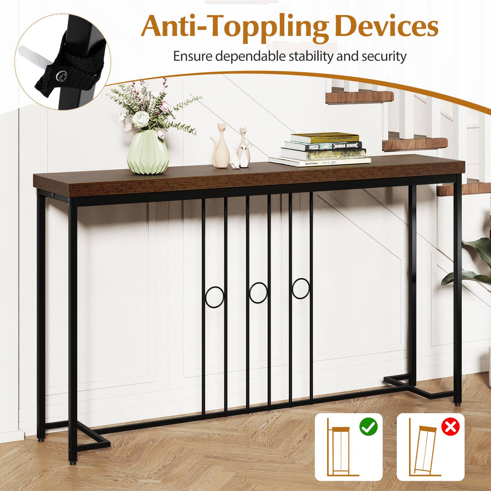 Anti-Toppling Devices  
Ensure dependable stability and security
