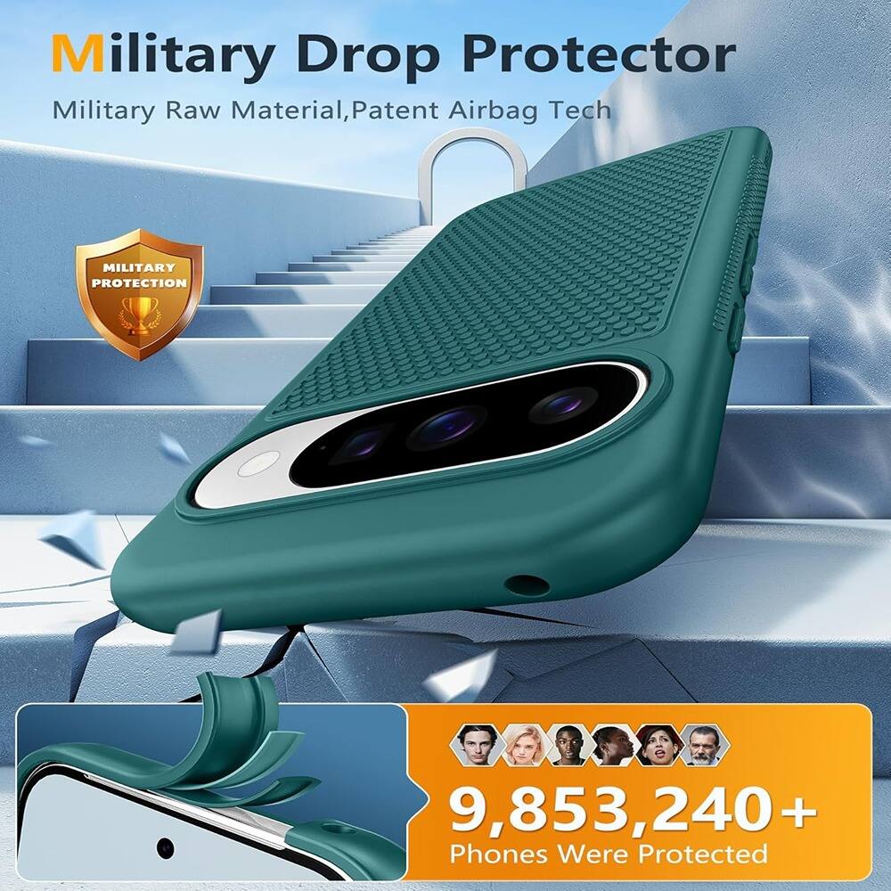 Military Drop Protector  
Military Raw Material, Patent Airbag Tech  

MILITARY PROTECTION  

9,853,240+ Phones Were Protected