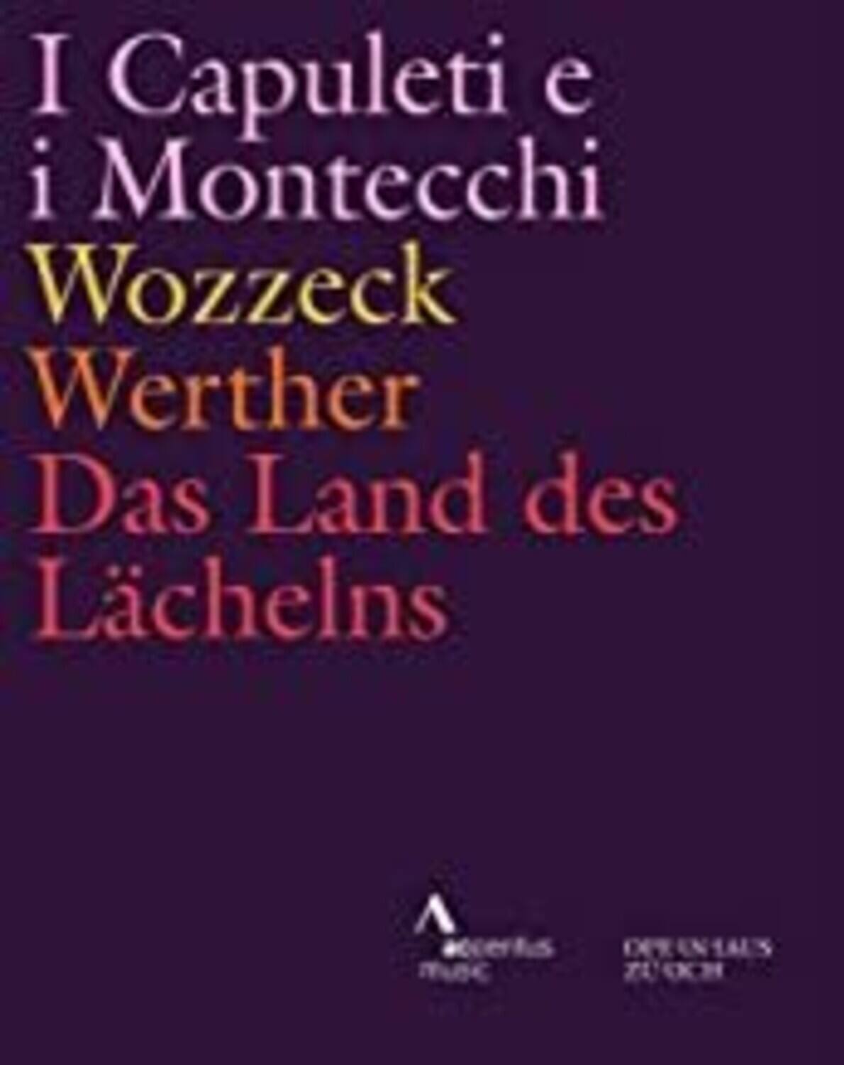 Front. Various - Opera Recordings   - BLU-RAY.