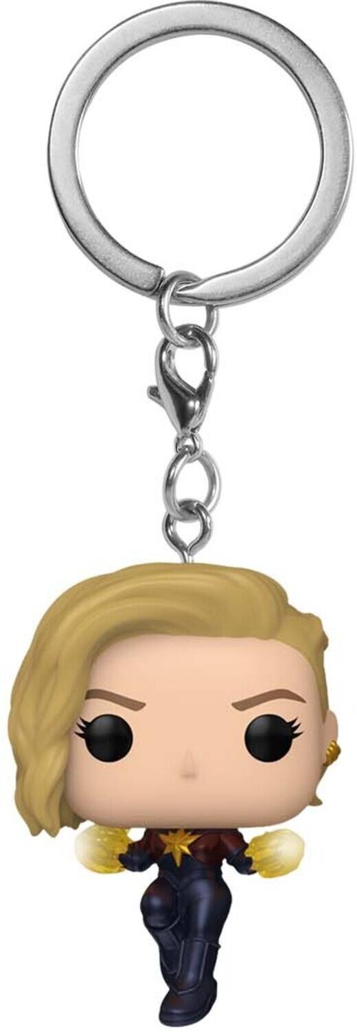 Front. Funko - FUNKO POP! KEYCHAIN: The Marvels - Captain Marvel   - Collectibles - Multicolor.