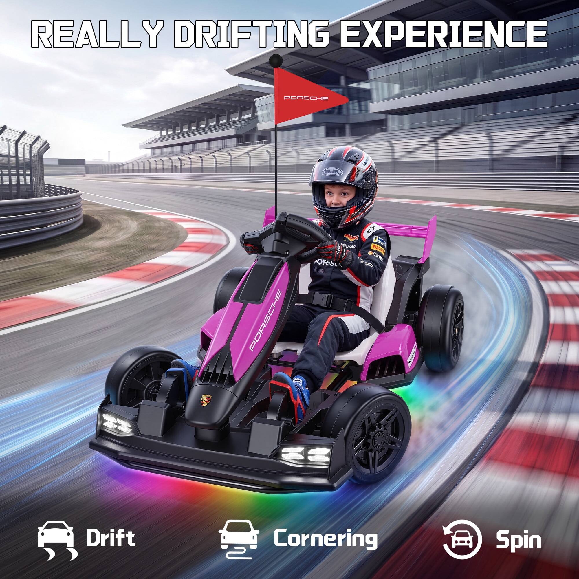 REALLY DRIFTING EXPERIENCE

PORSCHE

6
PORSCHE
ACUOR ORS SE CREAMS
Drift
Cornering
Spin