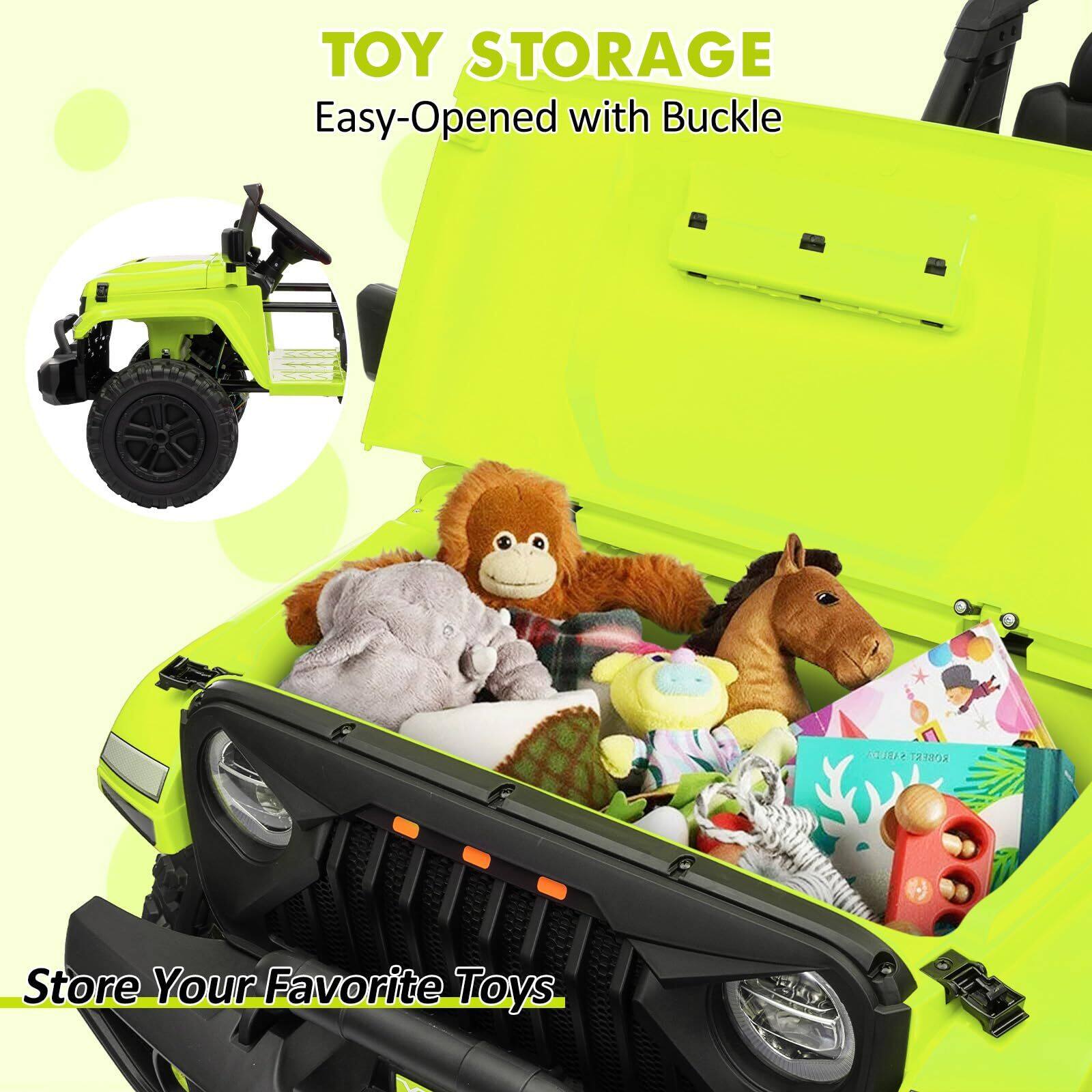 TOY STORAGE  
Easy-Opened with Buckle  

Store Your Favorite Toys