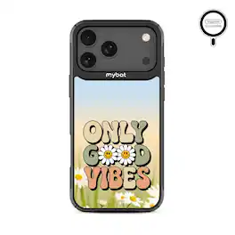 Mybat - Design Lab Series MagSafe Case for Apple iPhone 17 Pro Max – Only Good Vibes - Multi-Color