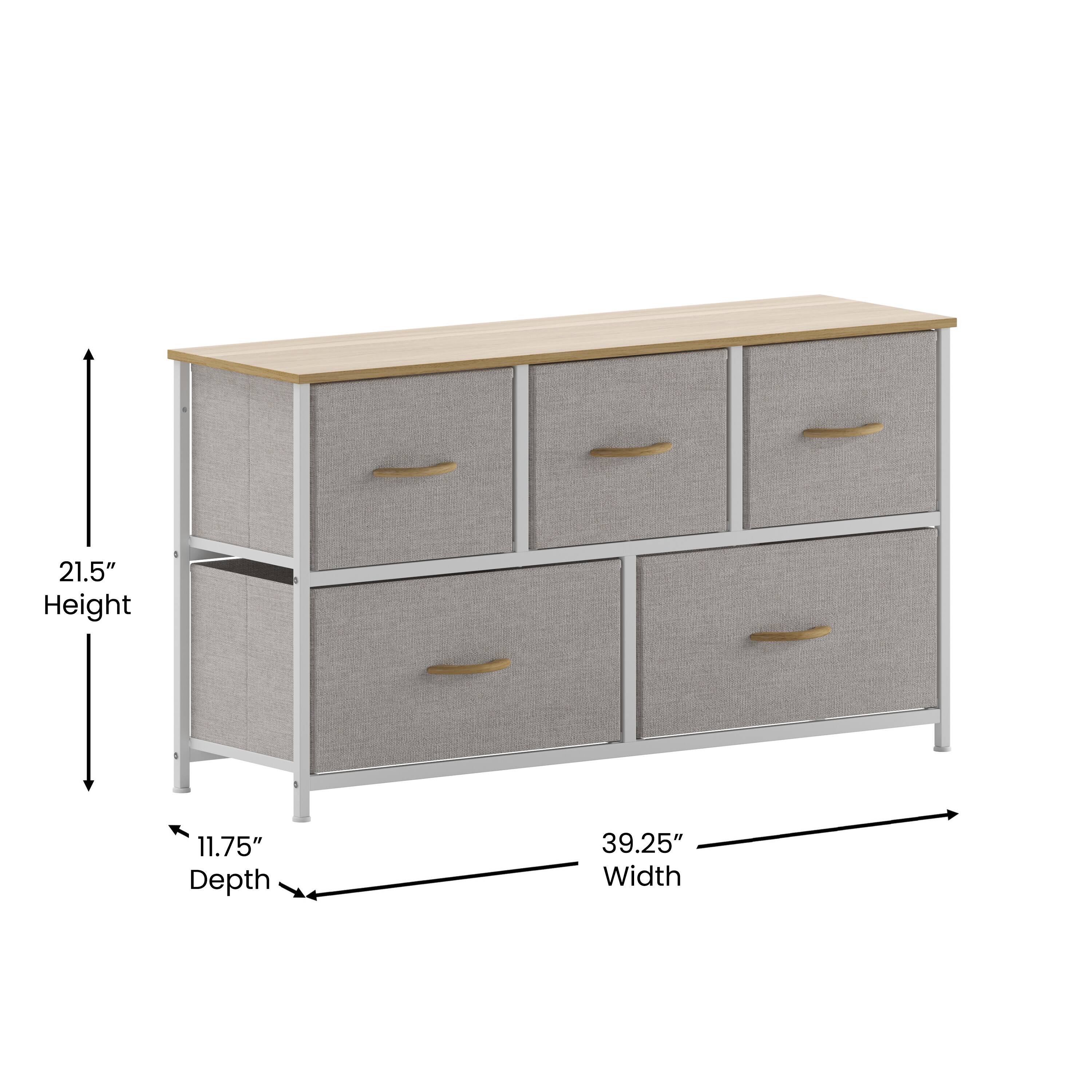 21.5" Height  
11.75" Depth  
39.25" Width