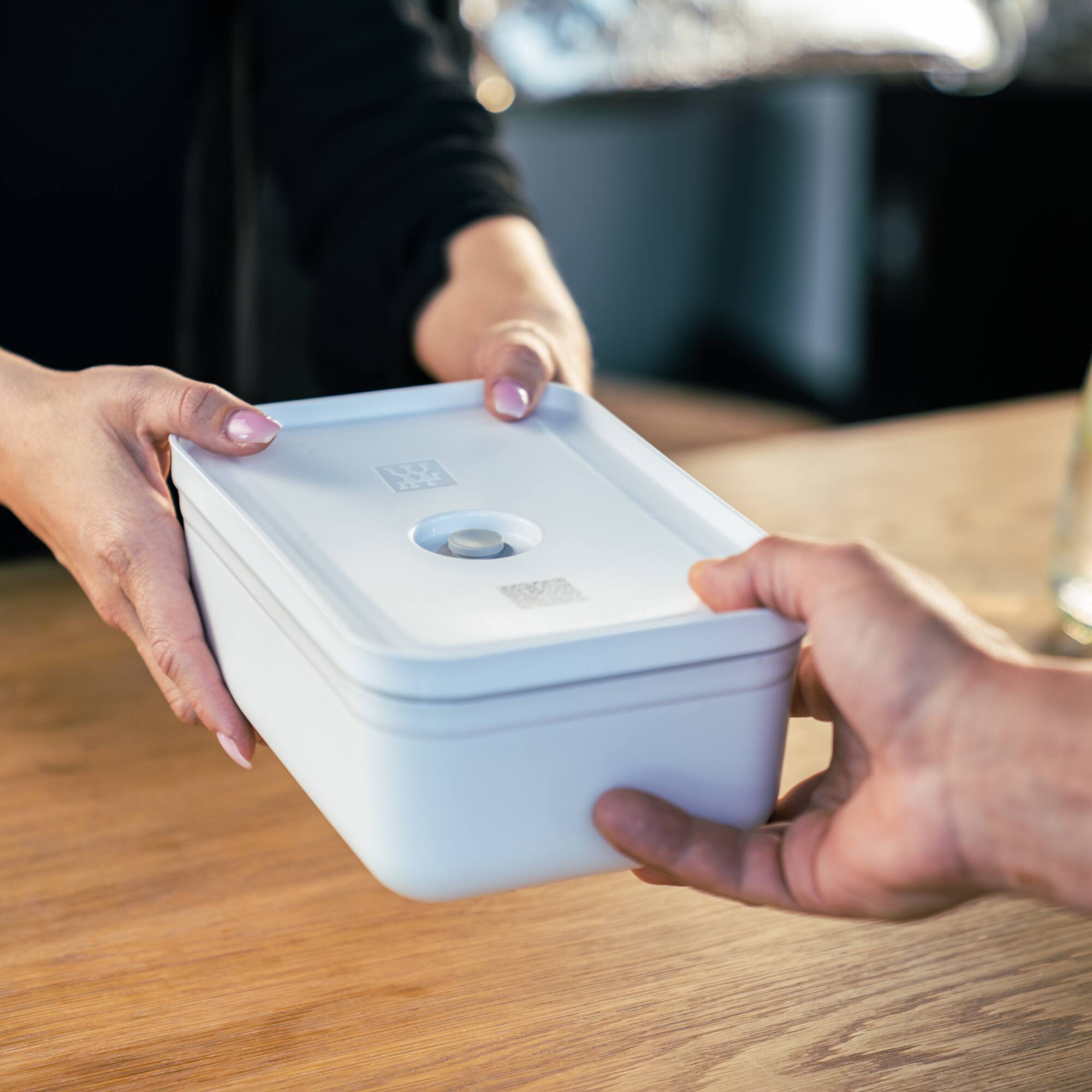 Alt View 3. ZWILLING - ZWILLING Fresh & Save Plastic Lunch Box, Airtight Food Storage Container, Meal Prep Container, BPA-Free, White - Large - White.