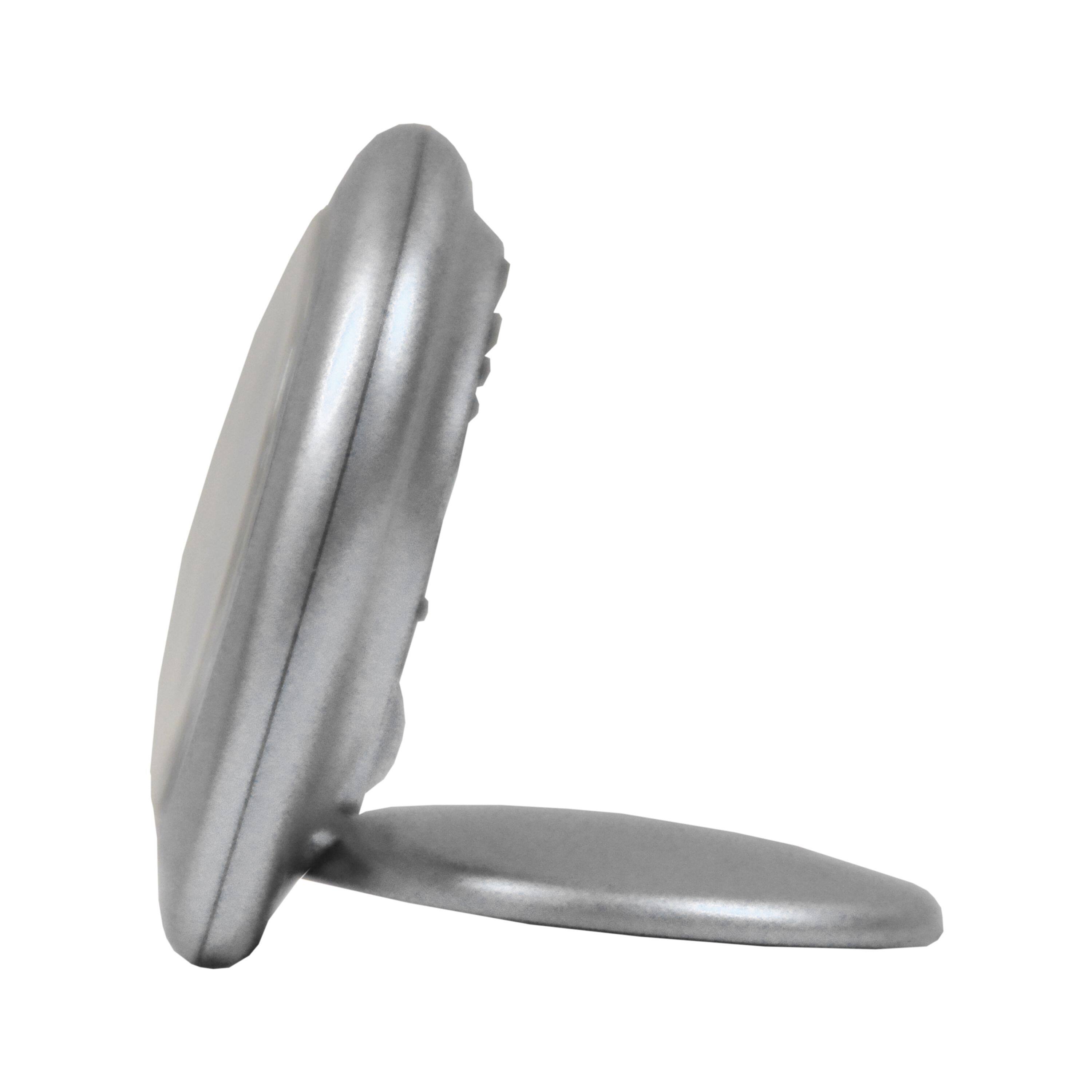 Alt View 1. Seiko - Seiko  Sakai Travel Alarm - Silver/off-white - Silver/off-white.