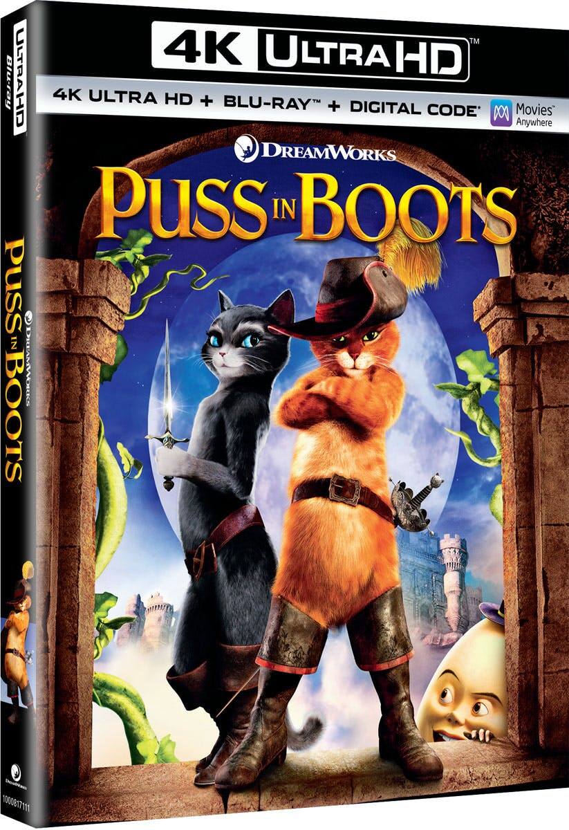Angle. Puss in Boots   - 4K Blu-Ray.