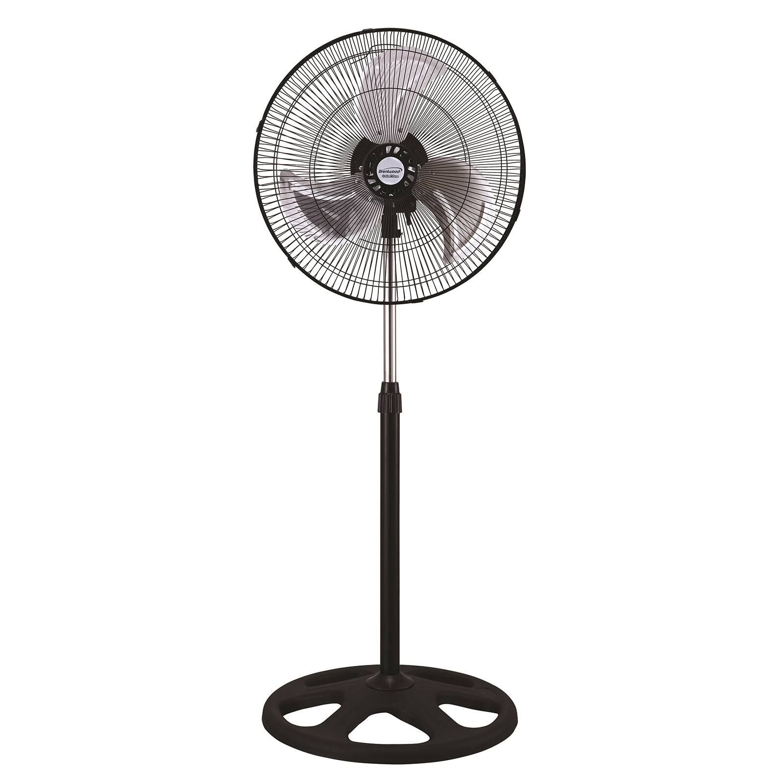 Alt View 5. Kool Zone - Kool Zone 18 Inch 3 Speed Industrial Stand Fan - Black.