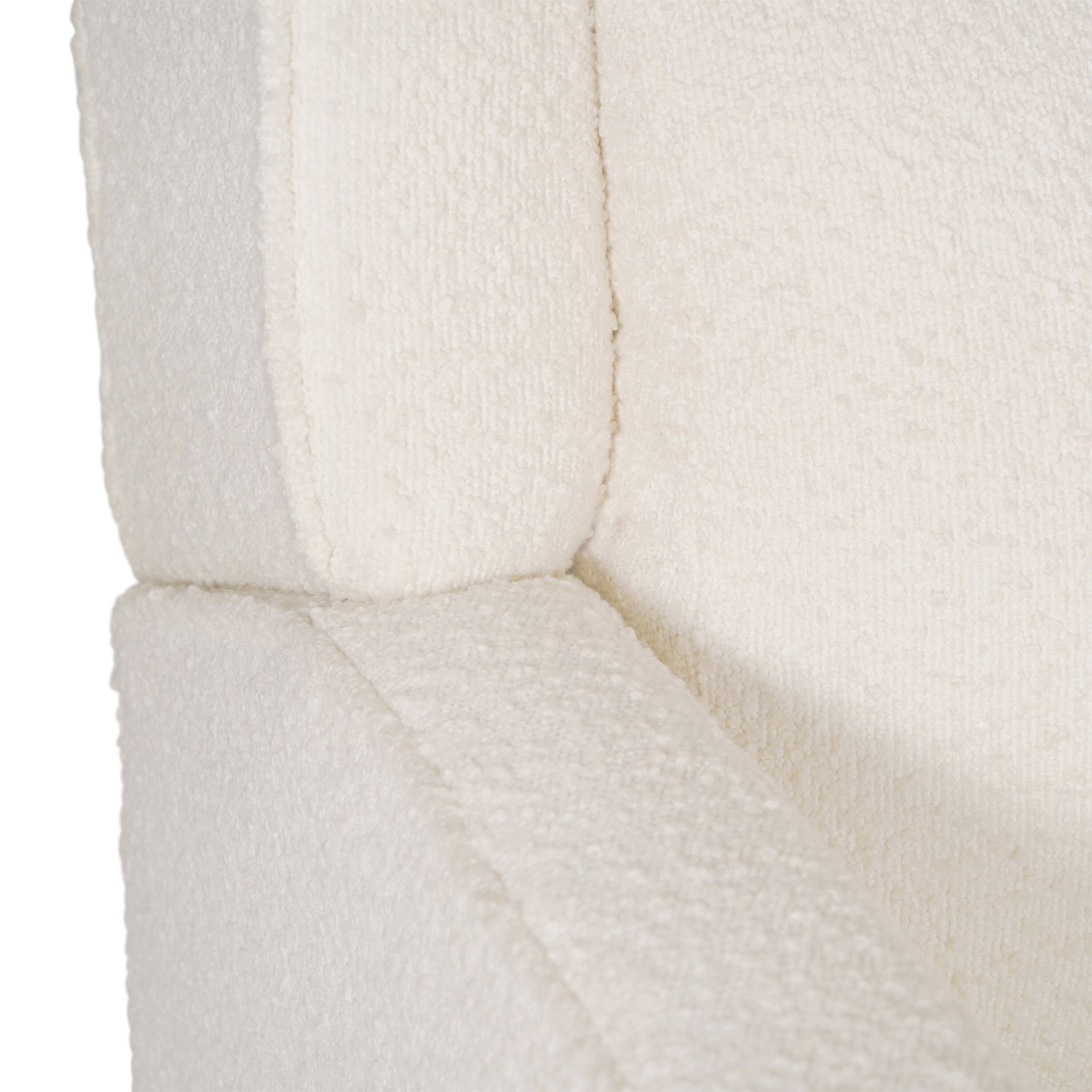 Alt View 10. Emma + Oliver - Mari Swivel Glider Rocker Recliner with USB/USB-C Charging Ports, Manual 270 Degree Swivel Recliner - Off-White Boucle.