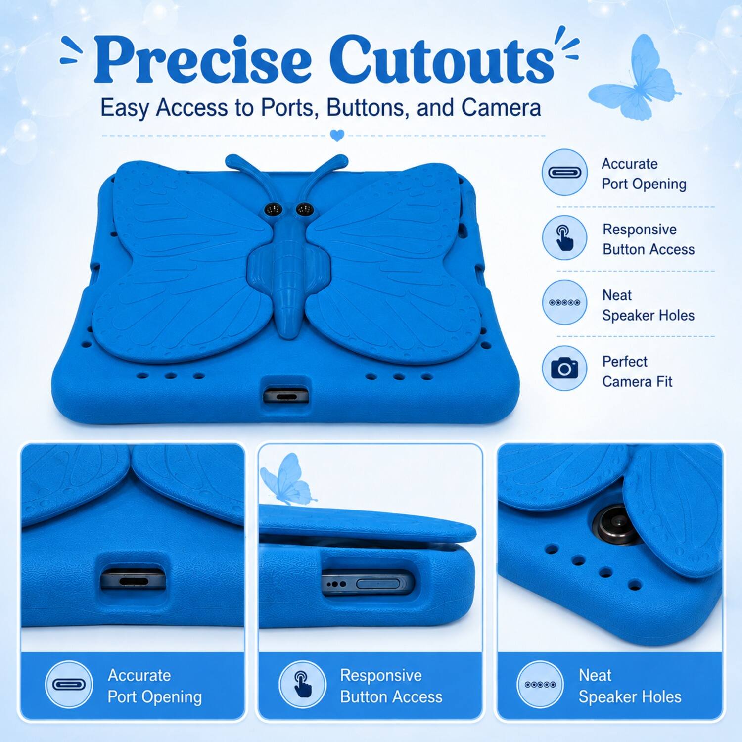 Precise Cutouts: Easy Access to Ports, Buttons, and Camera

- Accurate Port Opening
- Responsive Button Access
- Neat Speaker Holes
- Perfect Camera Fit