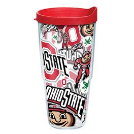 Tervis - Ohio State Buckeyes 24oz. All Over Classic Tumbler - Multicolor