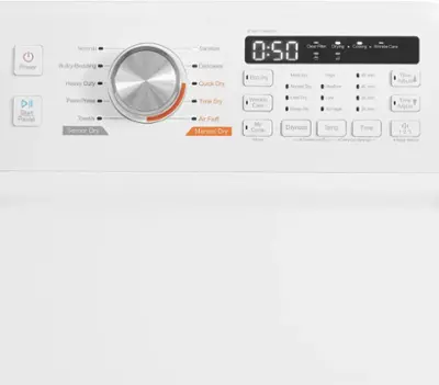 Insignia™ - 7 Cu. Ft. Electric Dryer with Sensor Dry - White