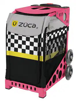 Zuca - Sk8ter Block Sport Bag and Frame with Flashing Wheels - Pink